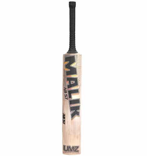 MB Umz Ab57 English Willow Cricket Bat - Short Handle (SH) - Back View