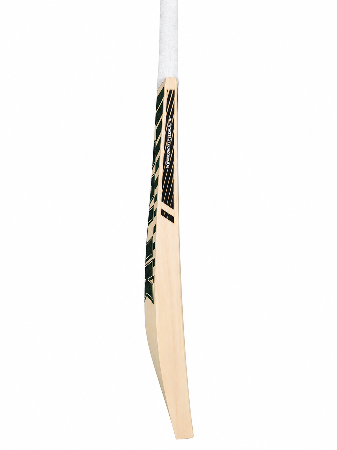 MB Umz Dragon English Willow Cricket Bat - Short Handle (SH) - Side View