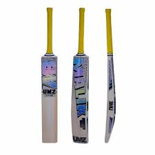 MB Umz Game Changer English Willow Cricket Bat - Short Handle (SH) - Front View
