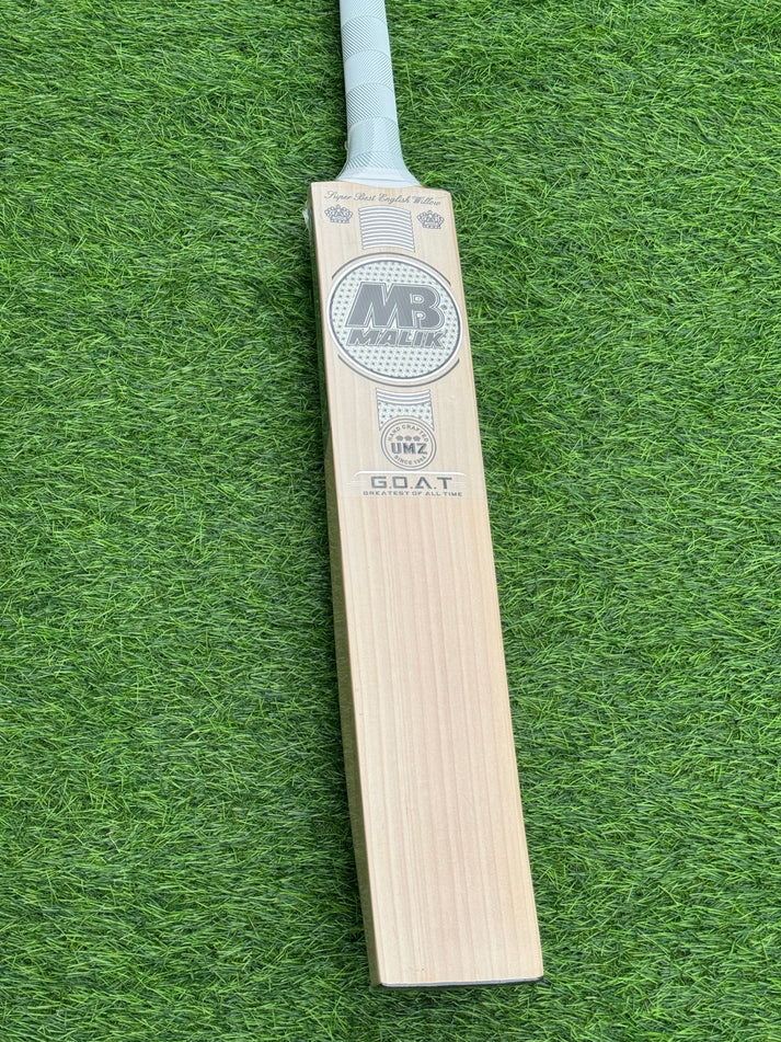 MB Umz Goat English Willow Cricket Bat - Short Handle (SH) - Back View