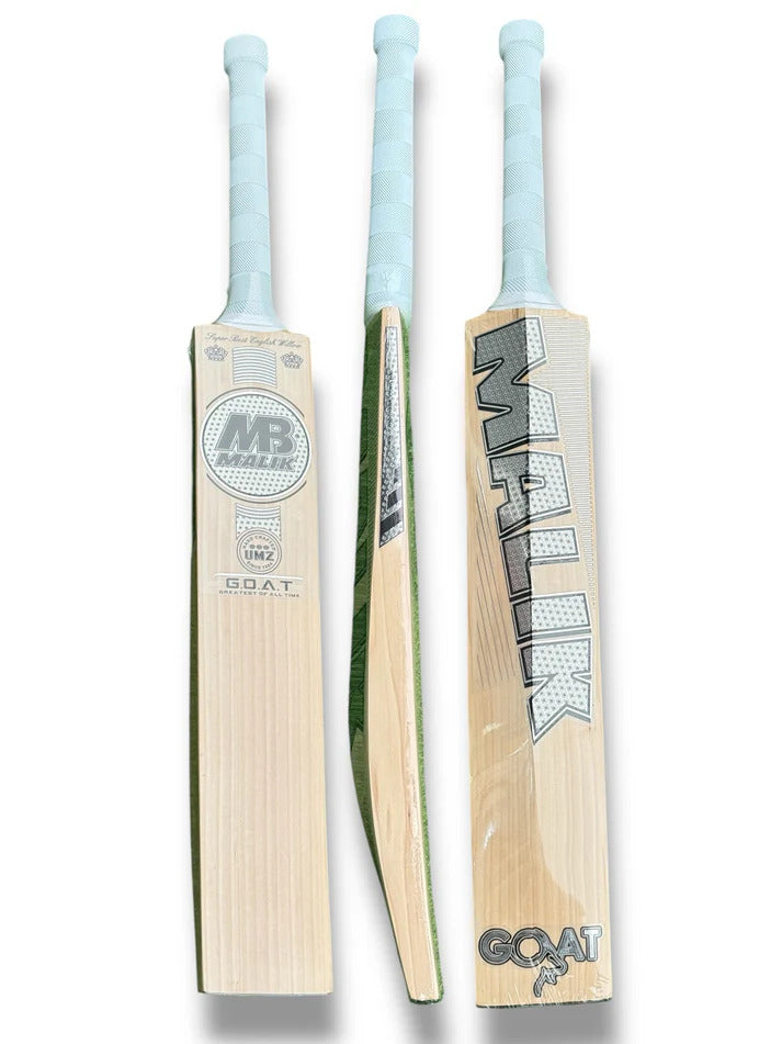 MB Umz Goat English Willow Cricket Bat - Short Handle (SH) - Front View