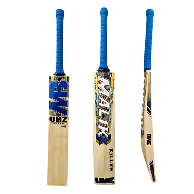 MB Umz Killer English Willow Cricket Bat - Short Handle (SH) - Front View