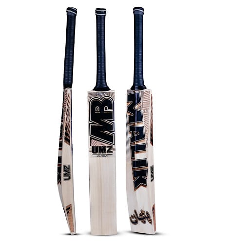 MB Umz Pathan English Willow Cricket Bat - Short Handle (SH) - Front View