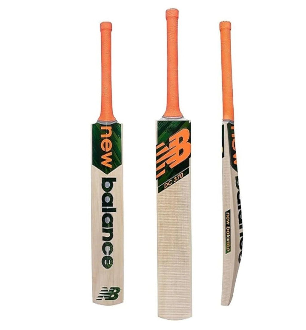 NB Dc 370 Kashmir Willow Cricket Bat - Short Handle (SH) - Front View
