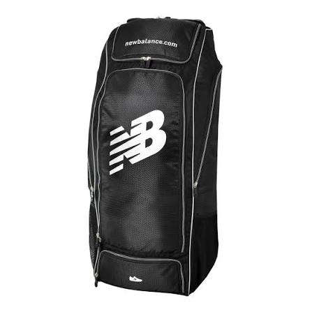 New Balance Pro Players duffle cricket bag in black with white NB logo on Alberta.