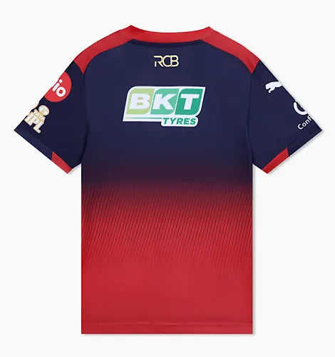 Original PUMA x RCB Men's IPL 2026 Jersey - Back view.