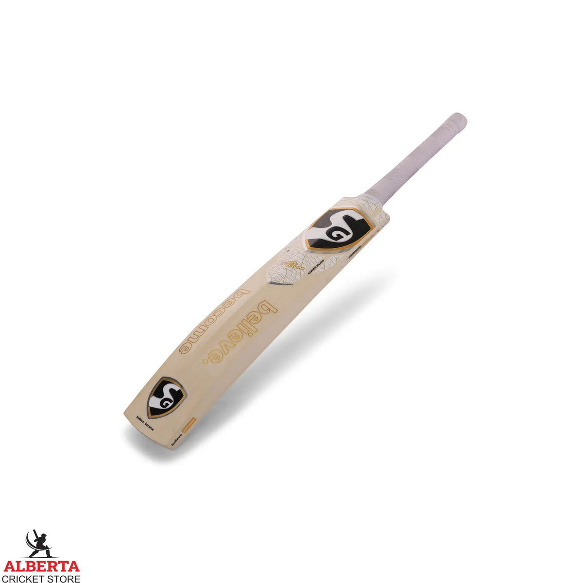 SG Cobra Gold Kashmir Willow Cricket Bat - Short Handle (SH) - Back View