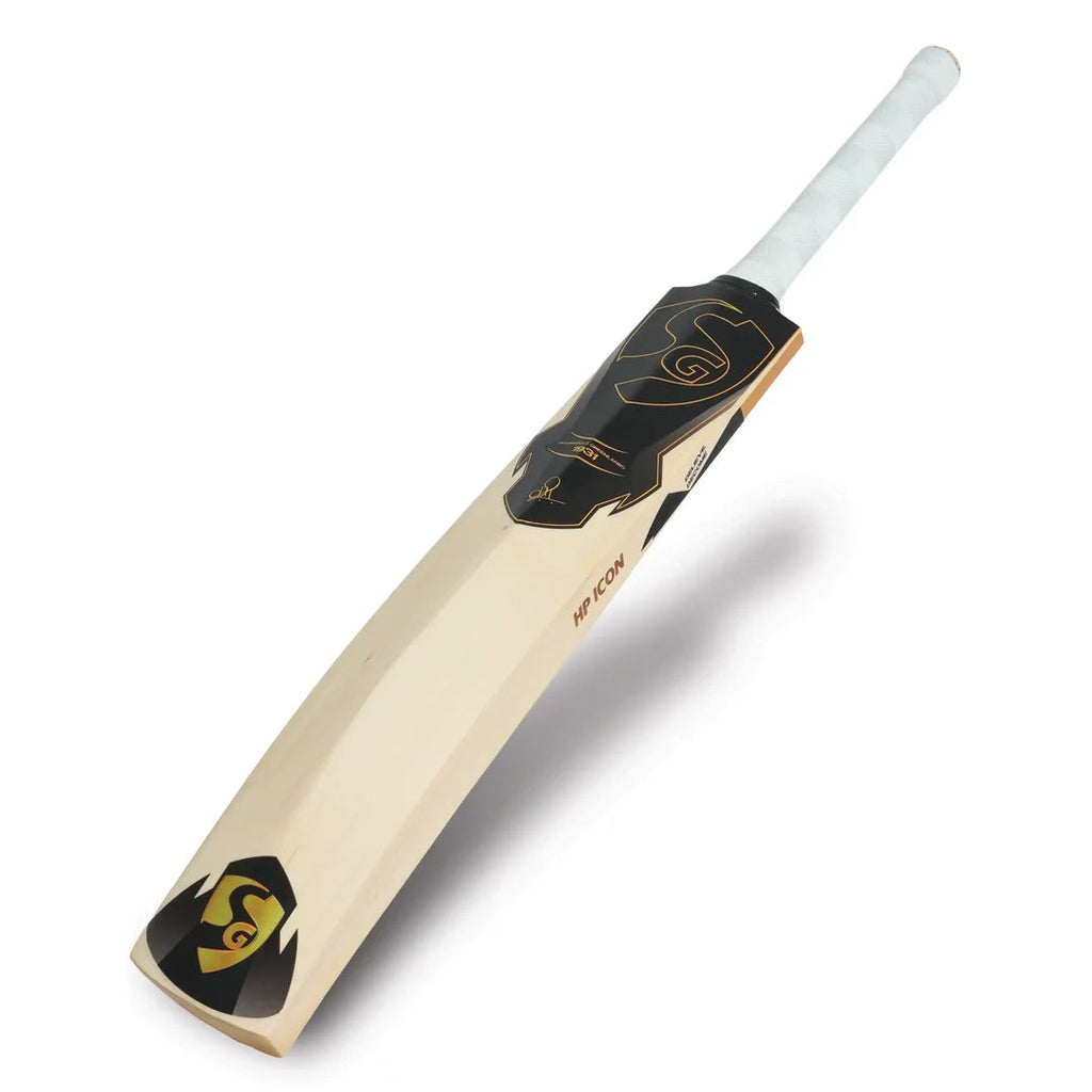 SG Hp Icon English Willow Cricket Bat - Short Handle (SH) - Front View