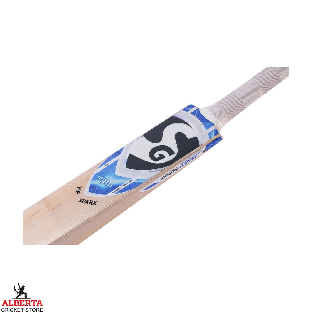 SG Hp Spark Kashmir Willow Cricket Bat - Short Handle (SH) - Back View