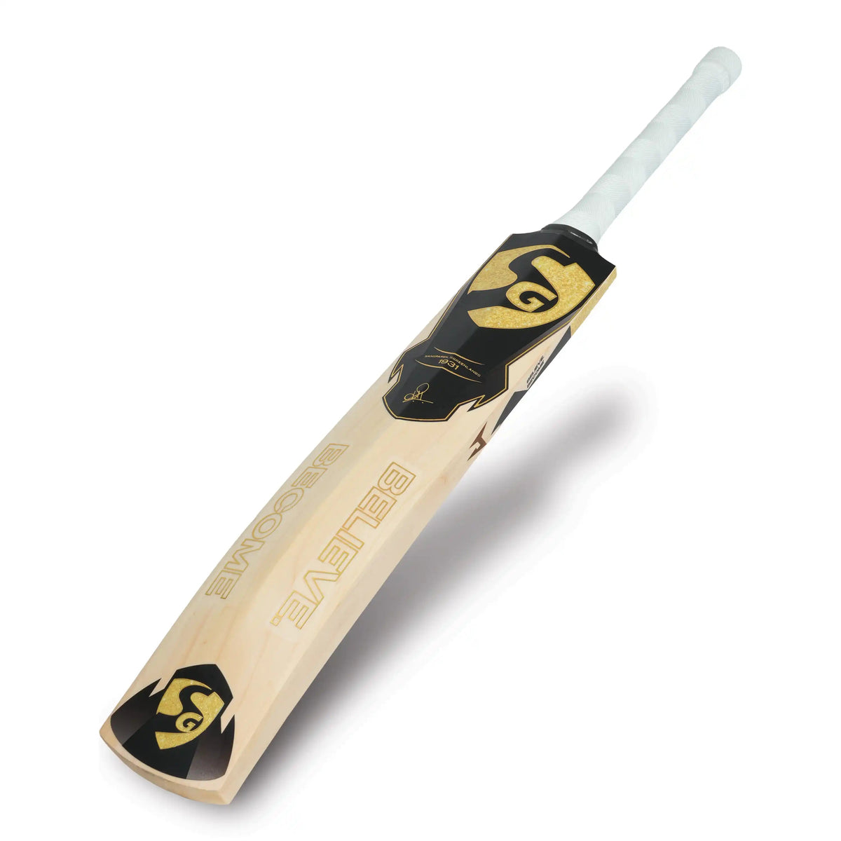 SG Hp T20 English Willow Cricket Bat - Short Handle (SH) - Back View