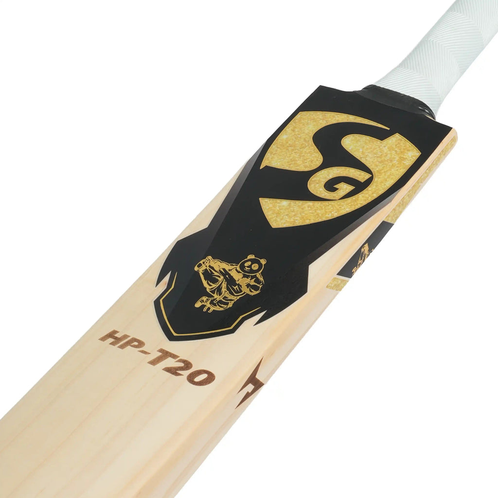 SG Hp T20 English Willow Cricket Bat - Short Handle (SH) - Side View