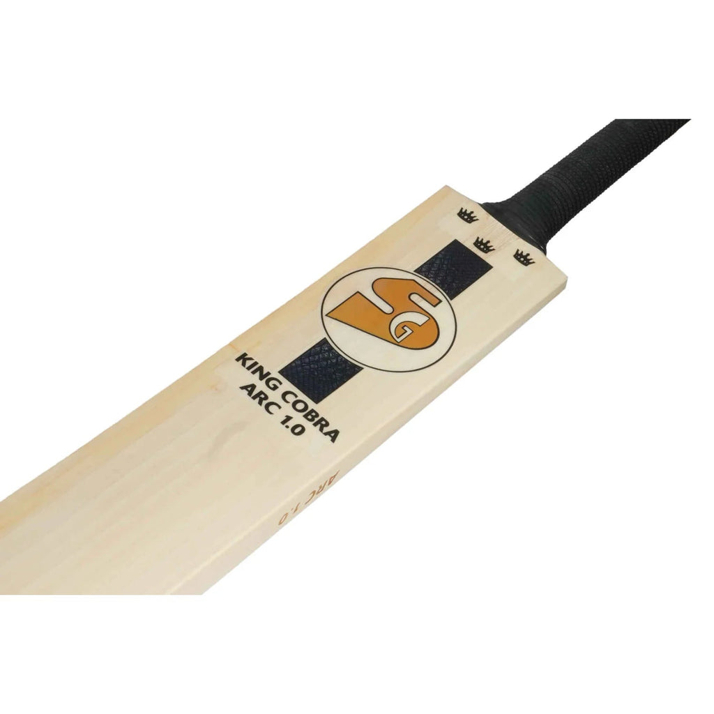 SG King Cobra Arc 1 0 English Willow Cricket Bat - Short Handle (SH) - Back View