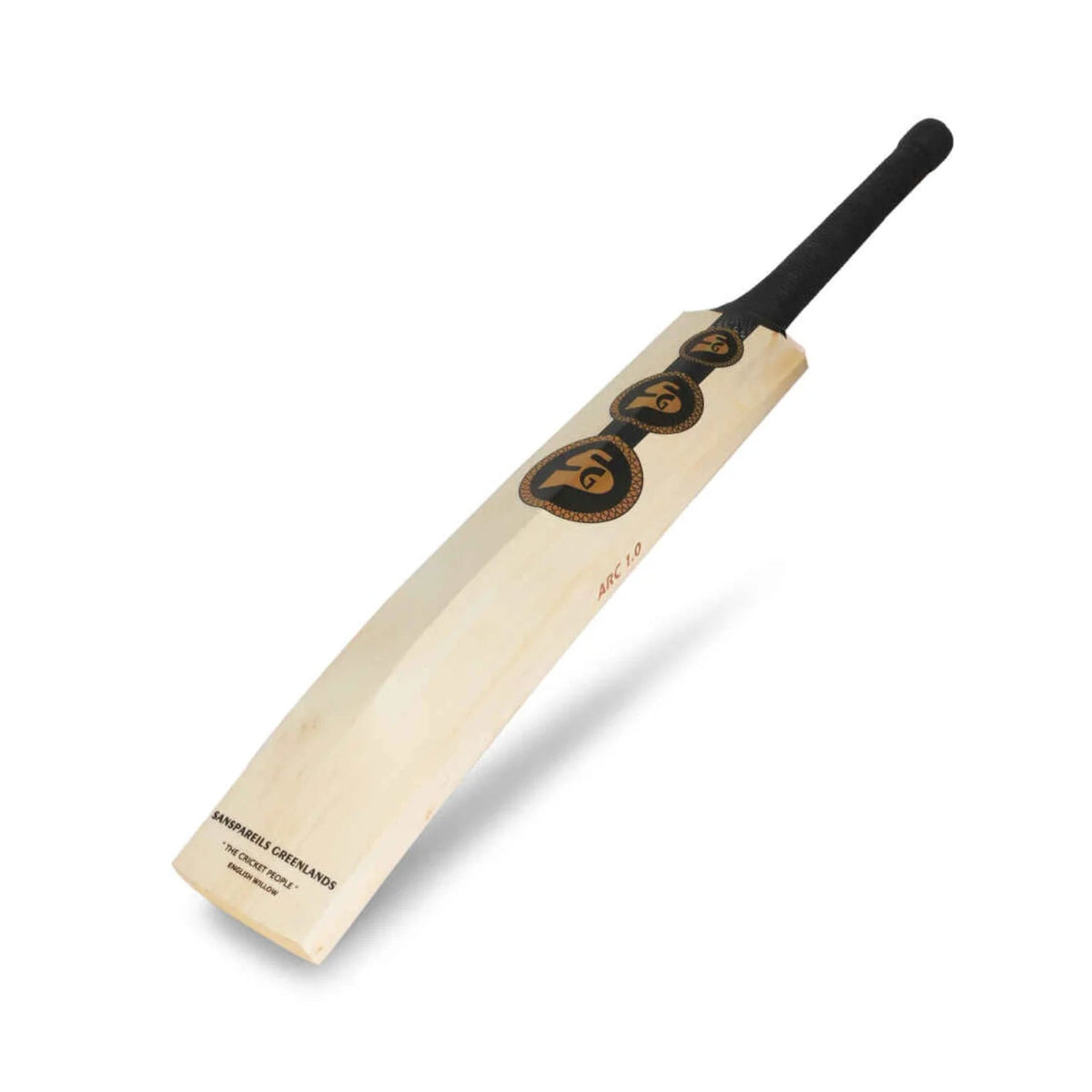 SG King Cobra Arc 1 0 English Willow Cricket Bat - Short Handle (SH) - Front View