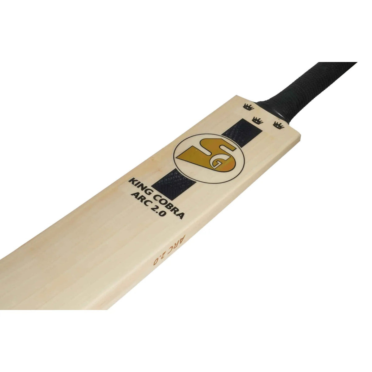 SG King Cobra Arc 2 0 English Willow Cricket Bat - Short Handle (SH) - Back View