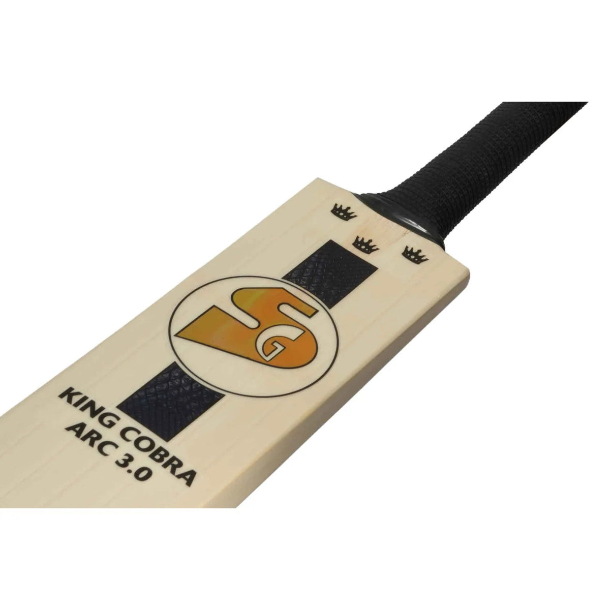 SG King Cobra Arc 3 0 English Willow Cricket Bat - Short Handle (SH) - Back View