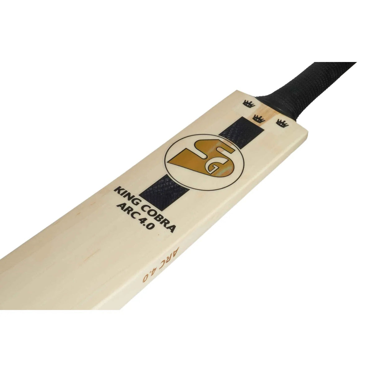 SG King Cobra Arc 4 0 English Willow Cricket Bat - Short Handle (SH) - Back View