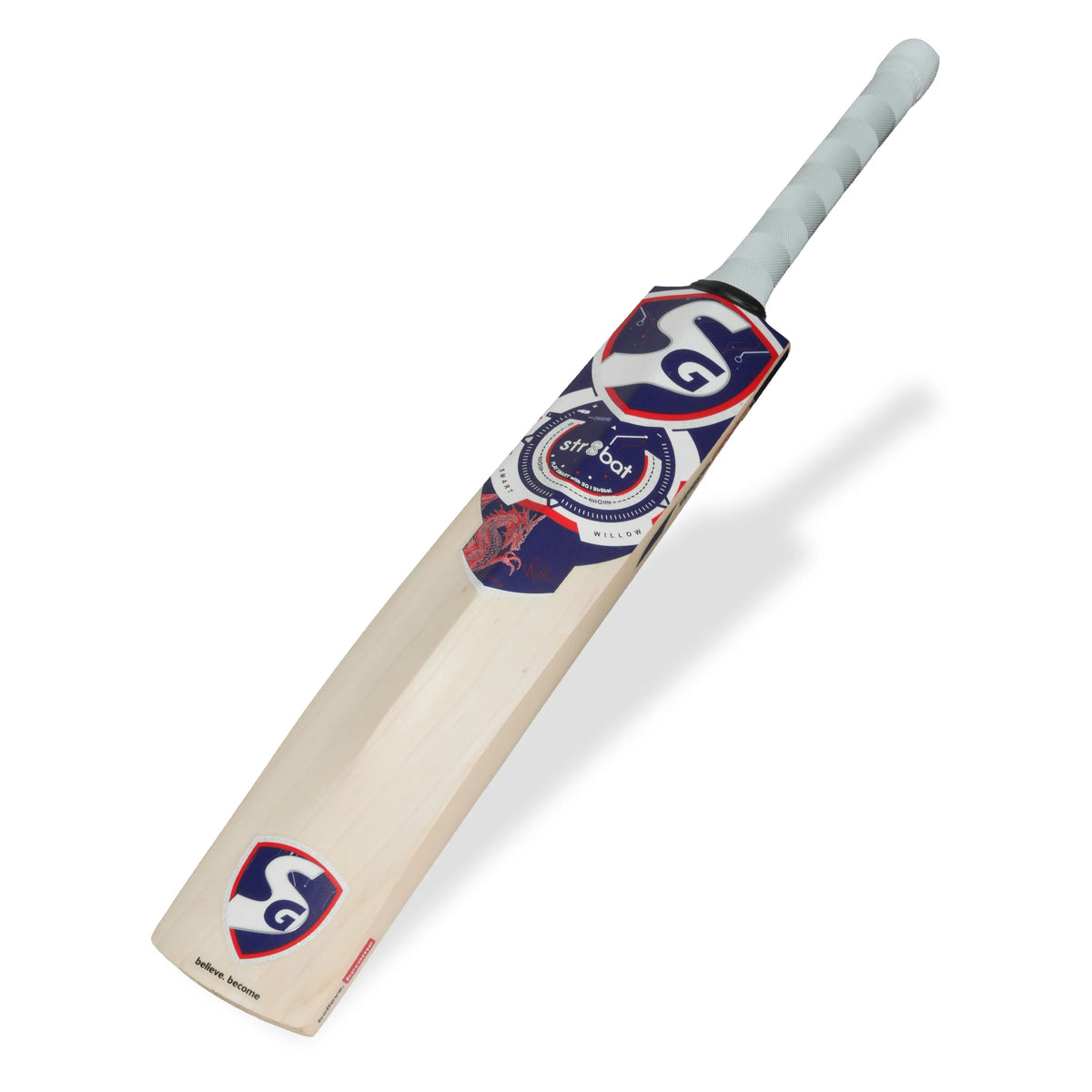SG Klr 250 English Willow Cricket Bat - Short Handle (SH) - Back View