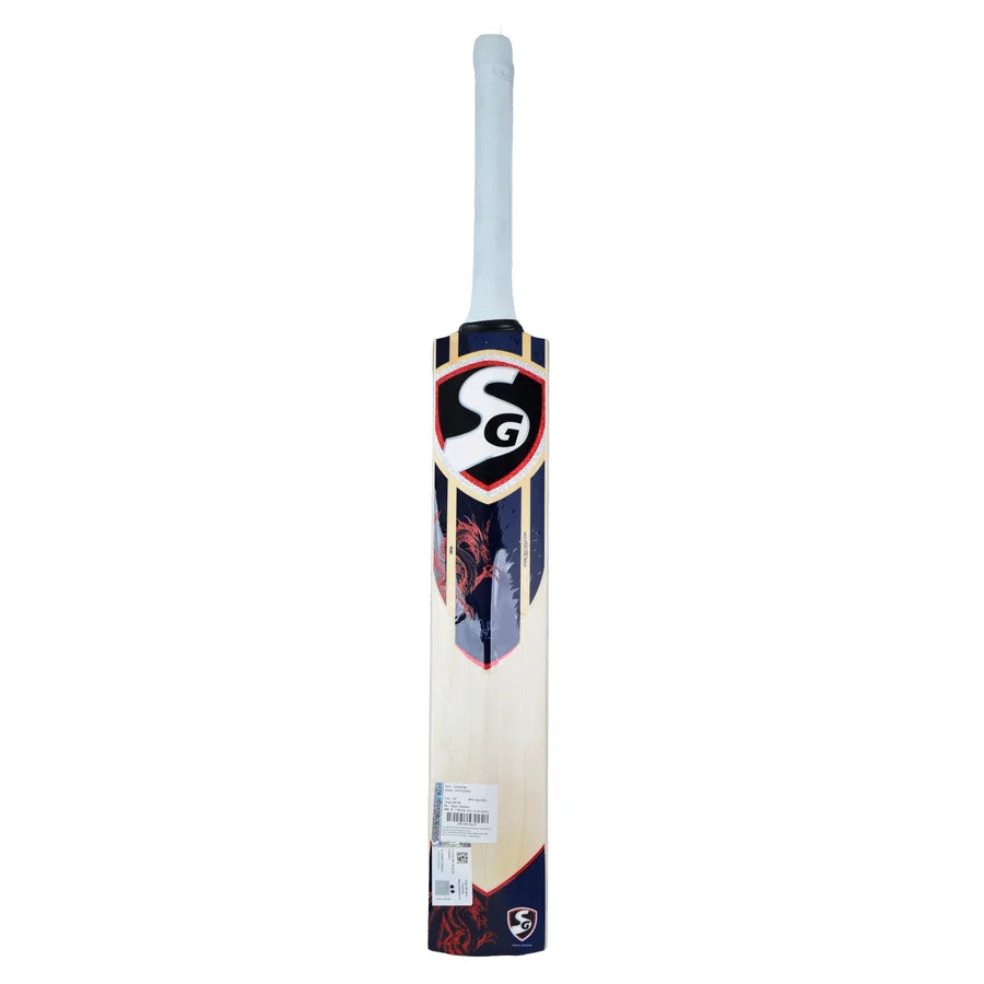 SG Klr Classic English Willow Cricket Bat - Short Handle (SH) - Back View