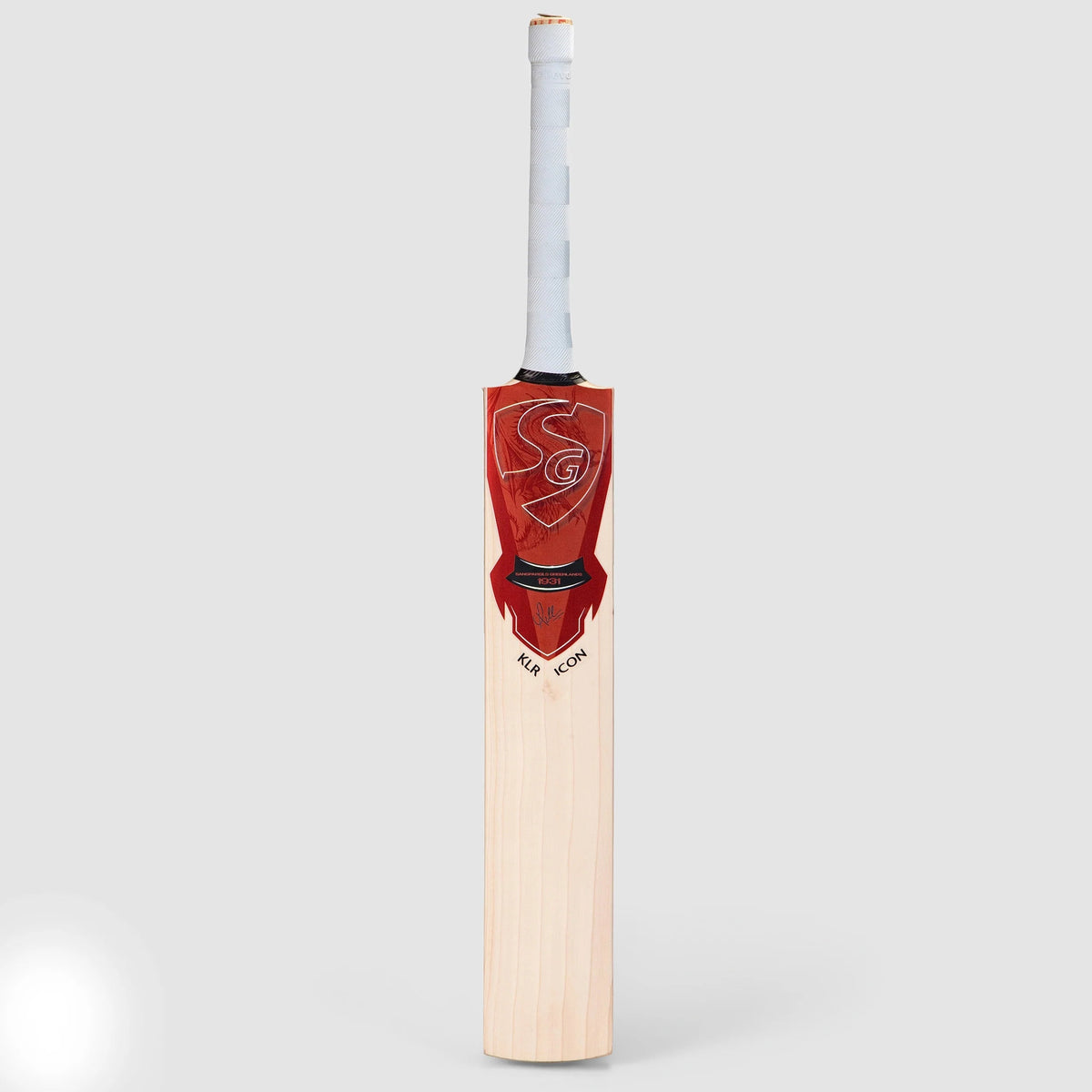 SG Klr Icon English Willow Cricket Bat - Short Handle (SH) - Front View