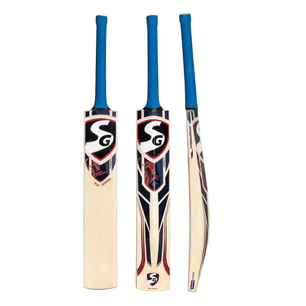 SG Klr Skipper Kashmir Willow Cricket Bat - Short Handle (SH) - Front View