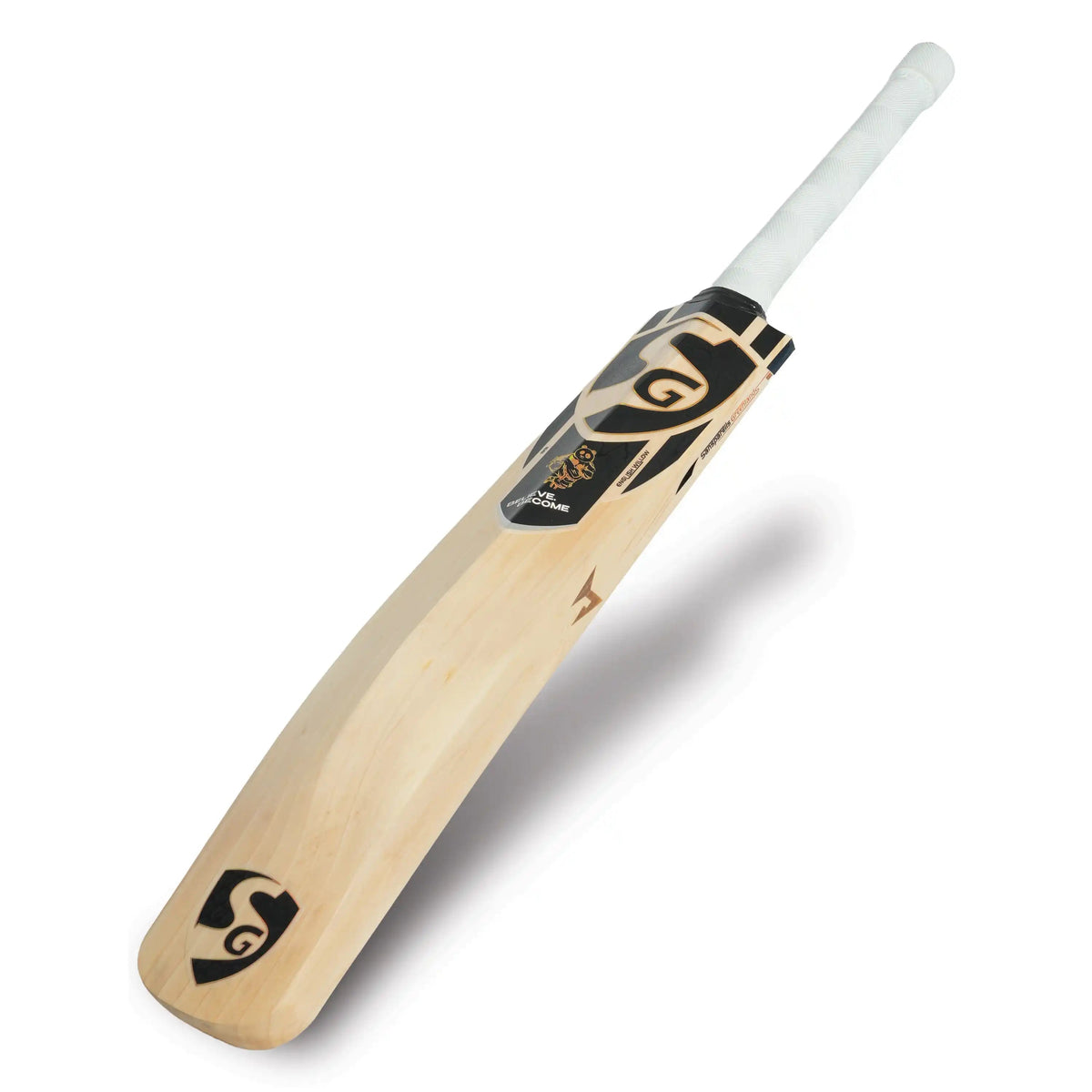 SG Kung Fu Pandya English Willow Cricket Bat - Short Handle (SH) - Back View