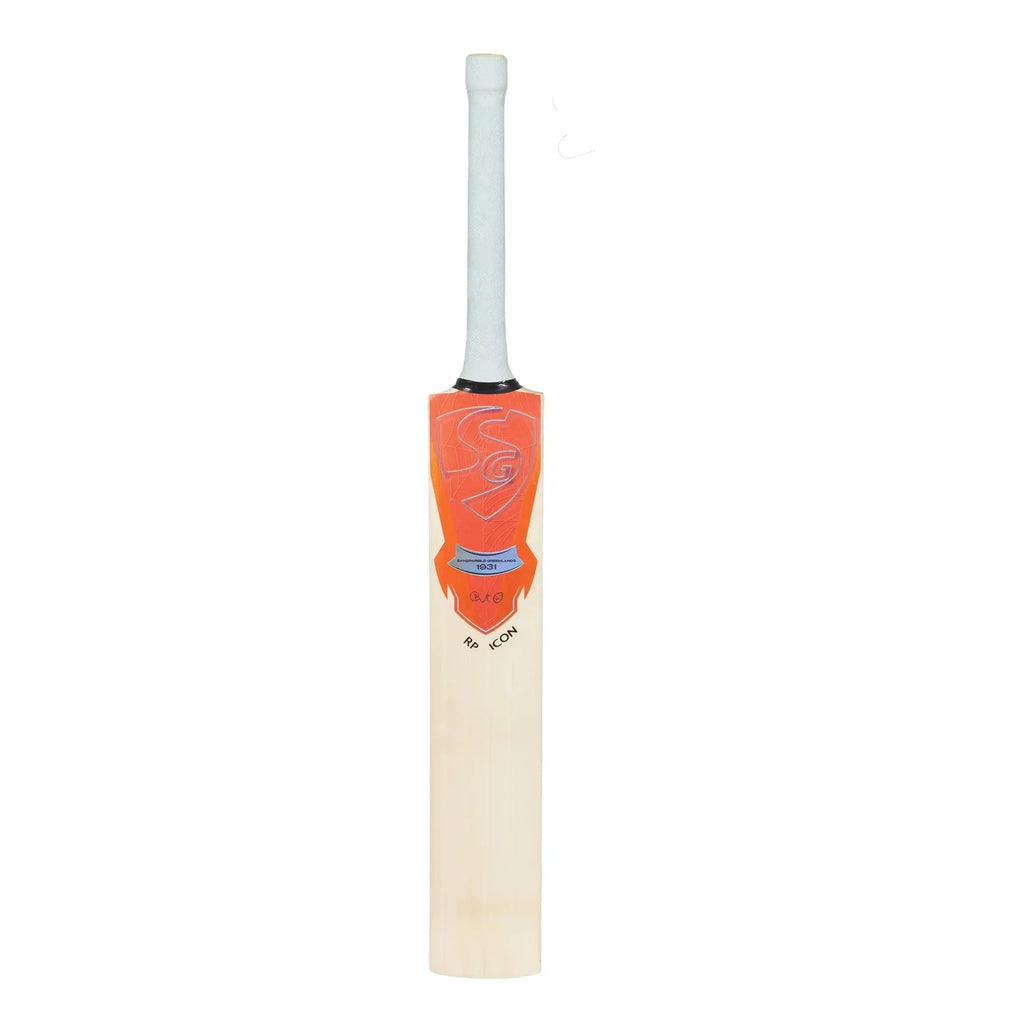 SG Rp Icon English Willow Cricket Bat - Short Handle (SH) - Back View