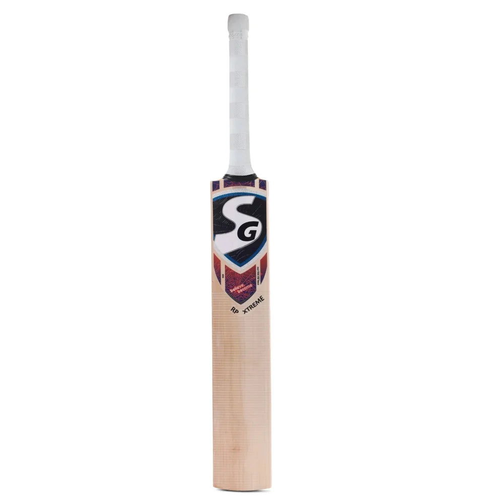SG Rp Xtreme English Willow Cricket Bat - Short Handle (SH) - Back View