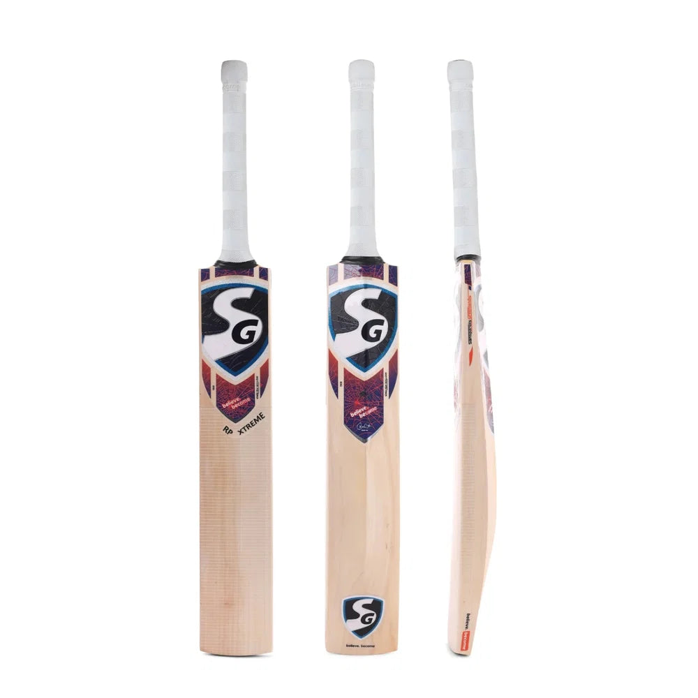 SG Rp Xtreme English Willow Cricket Bat - Short Handle (SH) - Front View