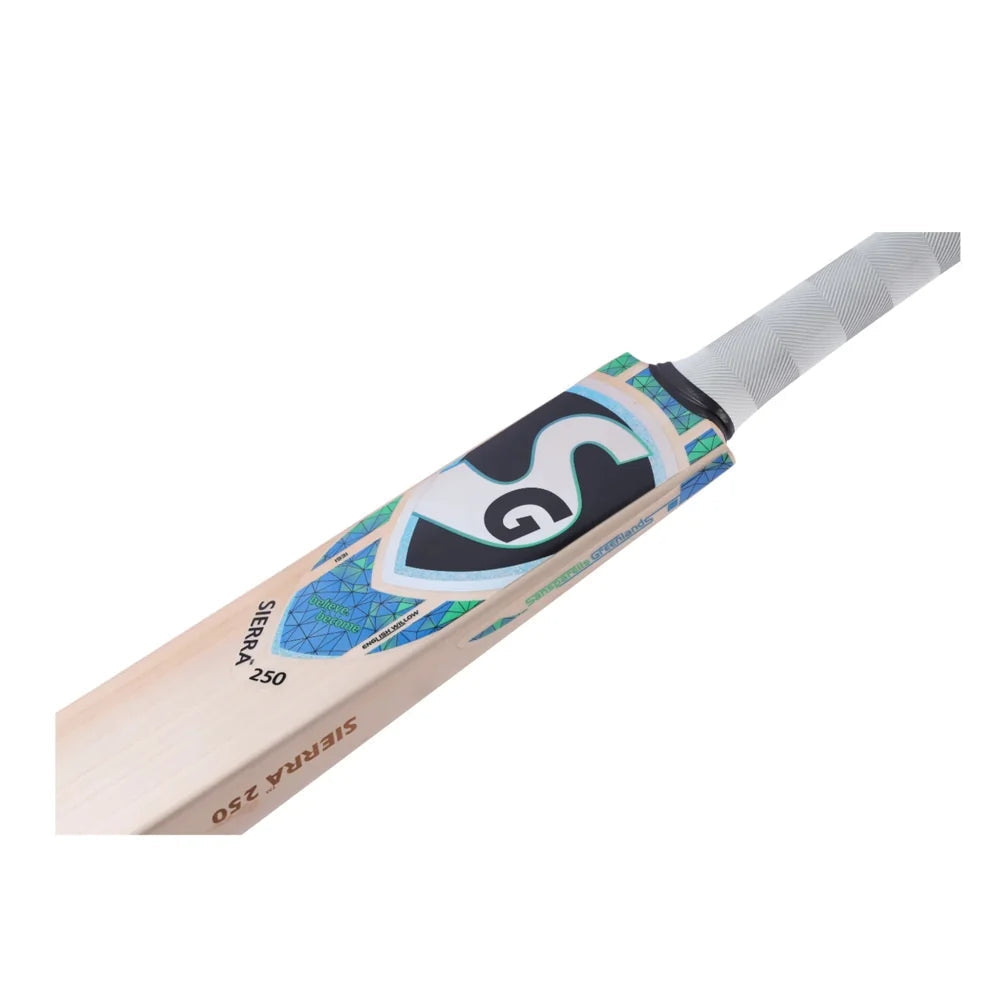 SG Sierra 250 English Willow Cricket Bat - Short Handle (SH) - Side View