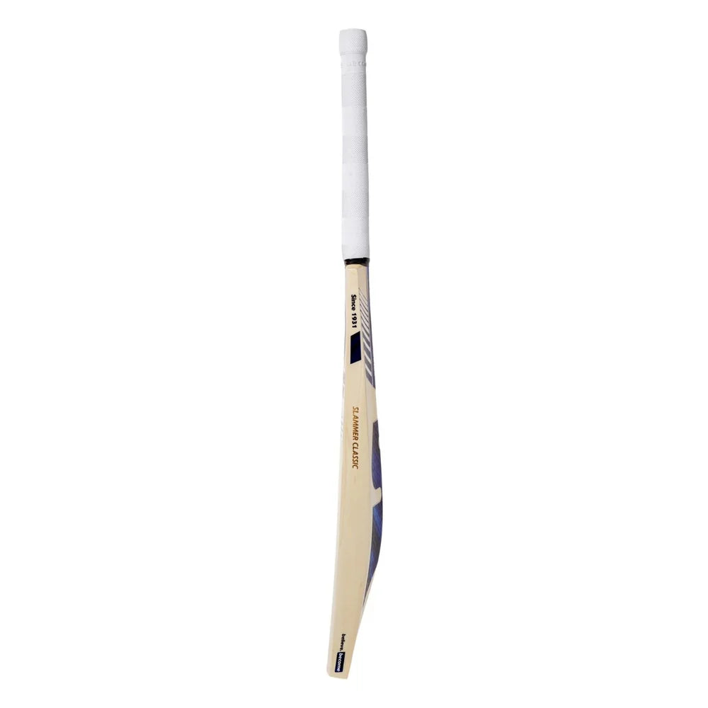 SG Slammer Classic English Willow Cricket Bat - Short Handle (SH) - Side View