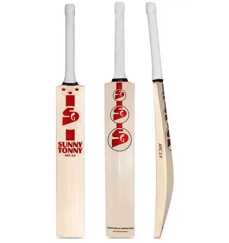SG Sunny Tonny Arc 2 0 English Willow Cricket Bat - Short Handle (SH) - Front View