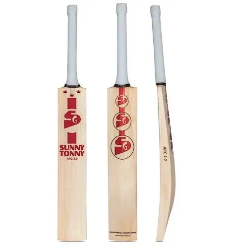 SG Sunny Tonny Arc 3 0 English Willow Cricket Bat - Short Handle (SH) - Front View