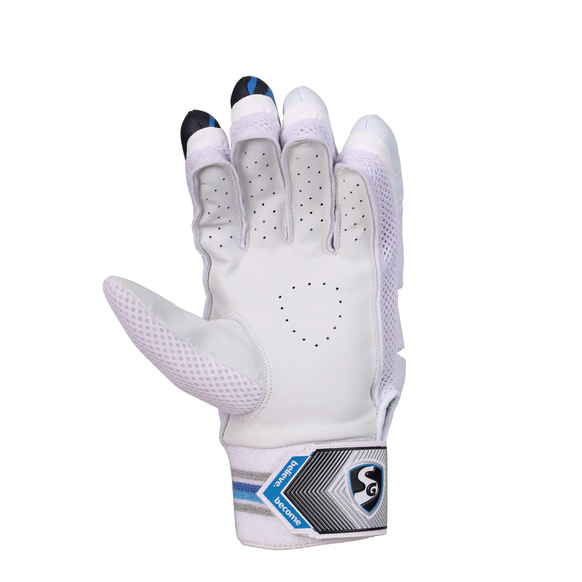 SG Super League left hand batting gloves premium palm grip Alberta Cricket Store