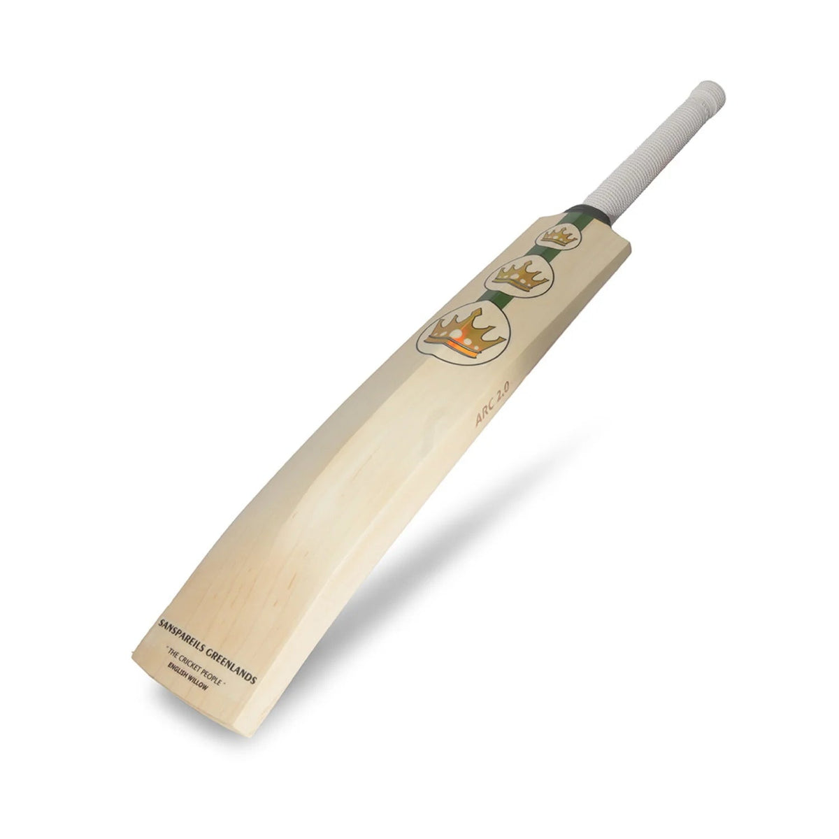 SG Triple Crown Arc 2 0 English Willow Cricket Bat - Short Handle (SH) - Front View