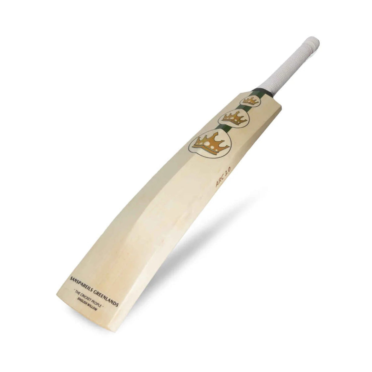 SG Triple Crown Arc 3 0 English Willow Cricket Bat - Short Handle (SH) - Front View