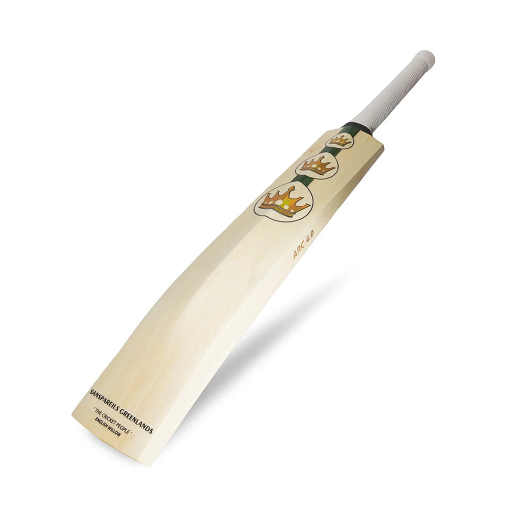 SG Triple Crown Arc 4 0 English Willow Cricket Bat - Short Handle (SH) - Front View