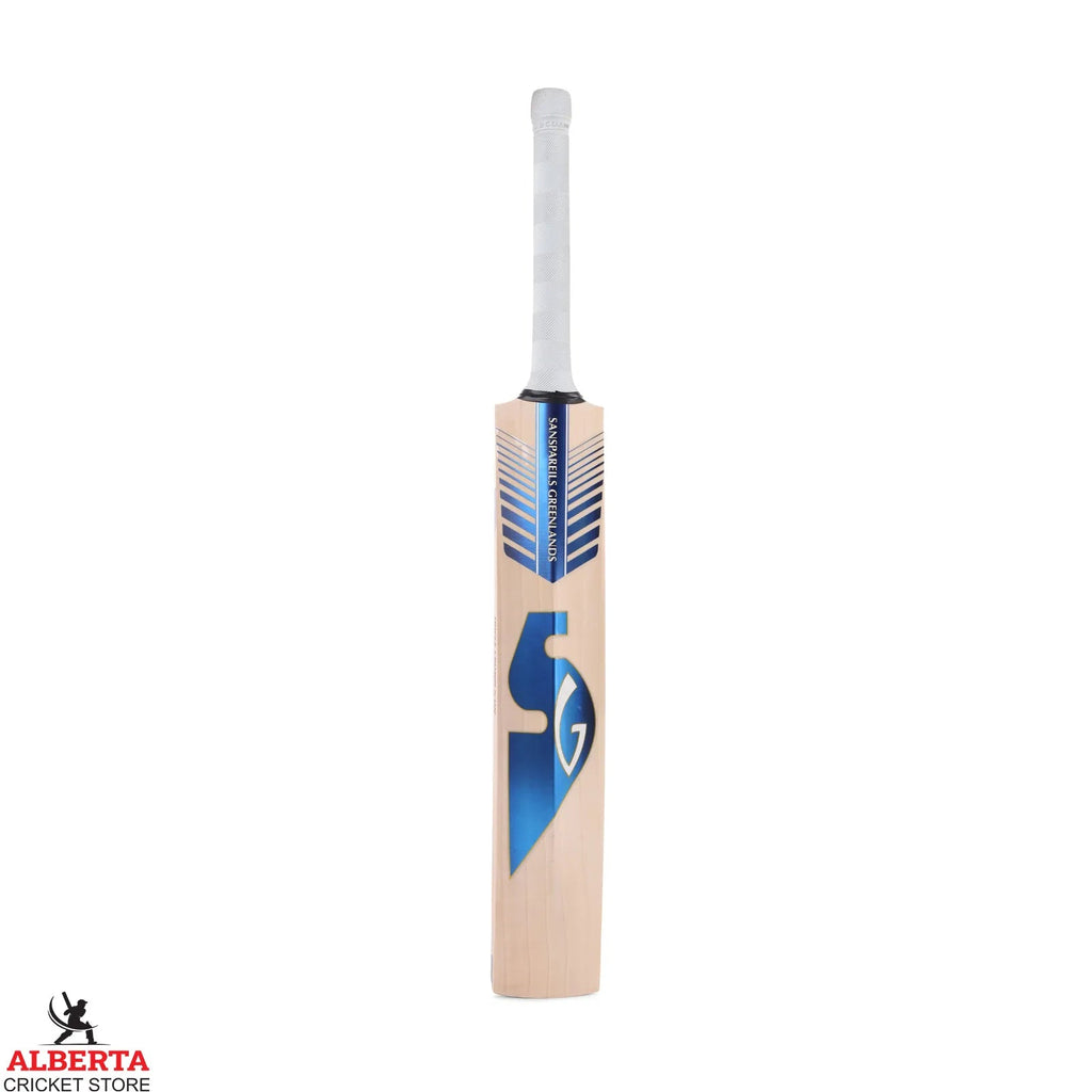 SG Triple Crown Icon English Willow Cricket Bat - Short Handle (SH) - Side View