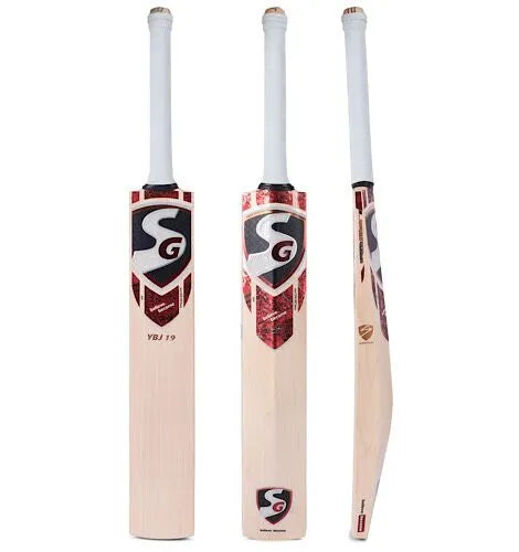SG Yashasvi Jaiswal English Willow Cricket Bat - Short Handle (SH) - Front View