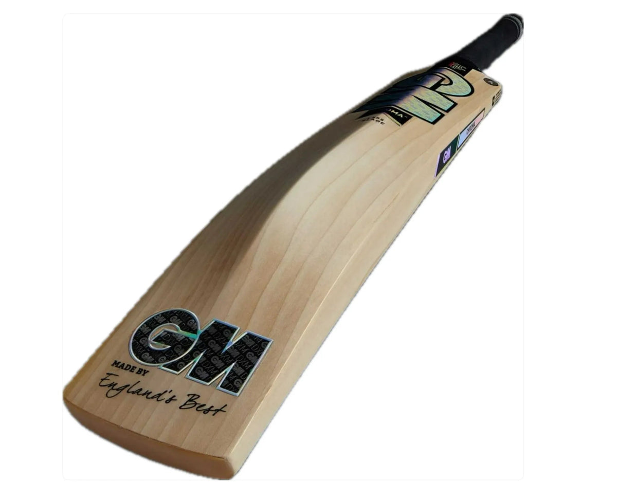 SS TON Chroma 707 English Willow Cricket Bat - Short Handle (SH) - Back View