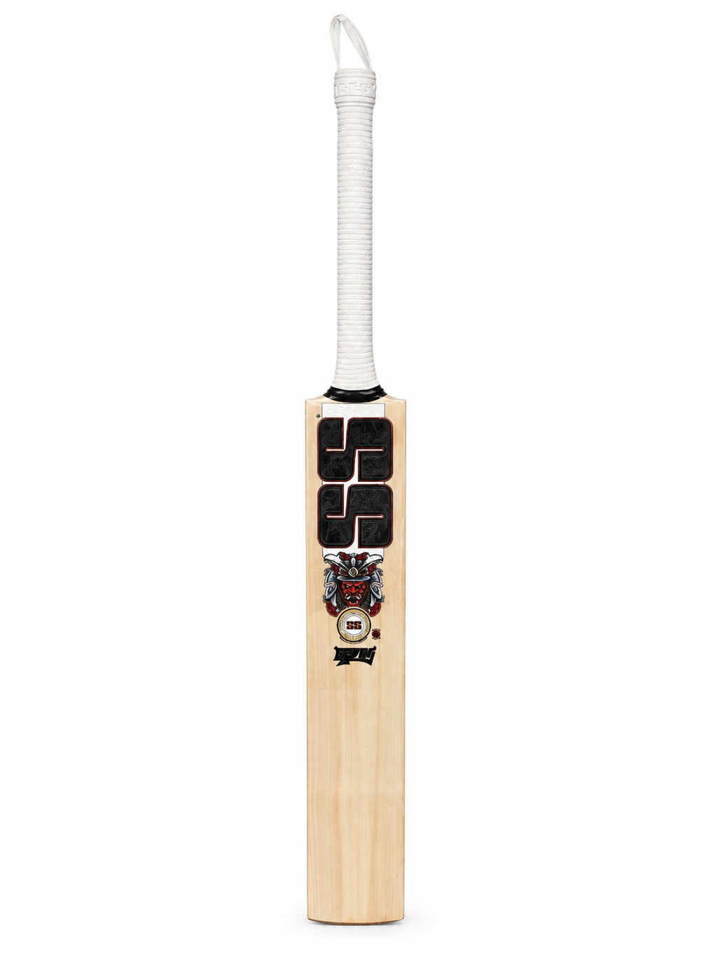 SS TON Devils Green English Willow Cricket Bat - Short Handle (SH) - Front View