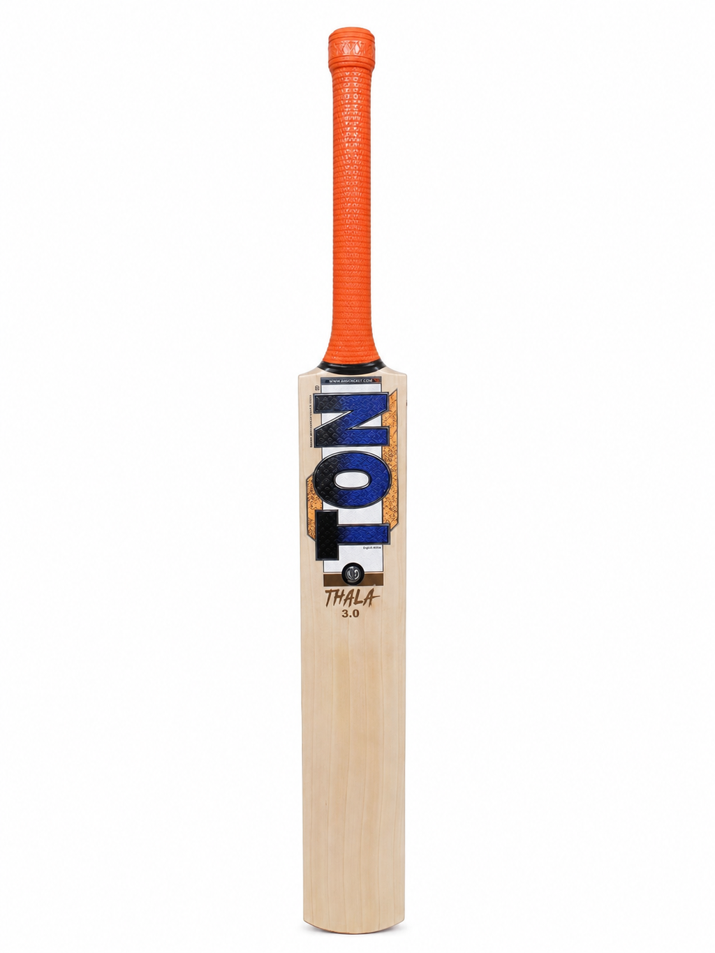 SS TON Dhoni Thala 3 0 English Willow Cricket Bat - Short Handle (SH) - Front View