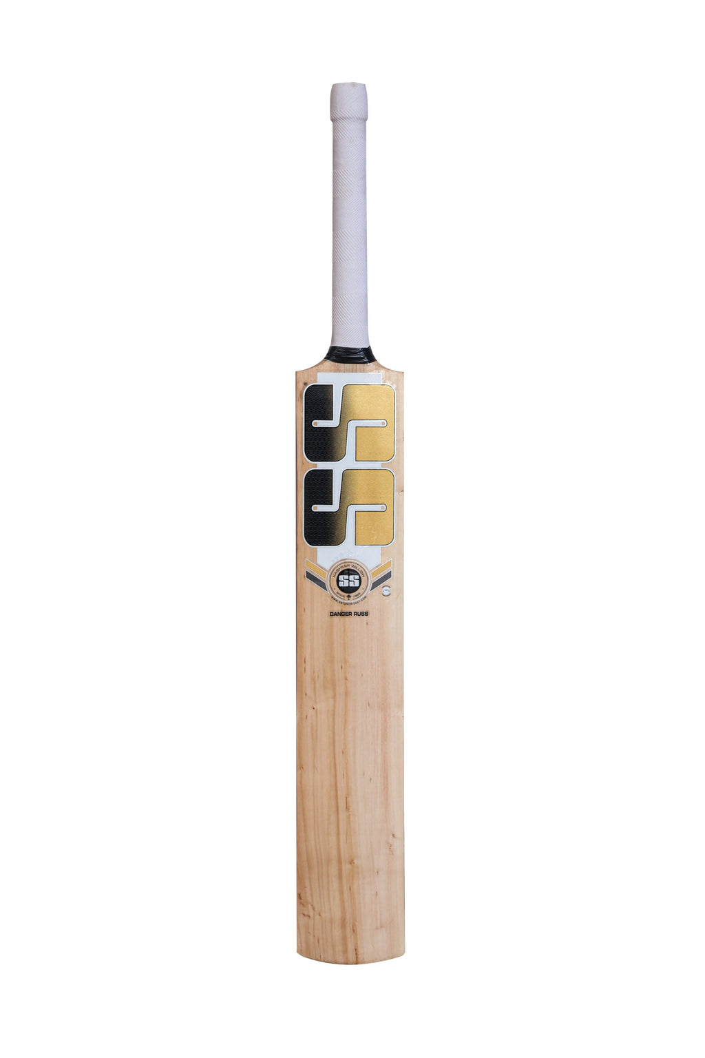 SS TON Dre Russ Jumbo Scoop Kashmir Willow Cricket Bat - Short Handle (SH) - Back View