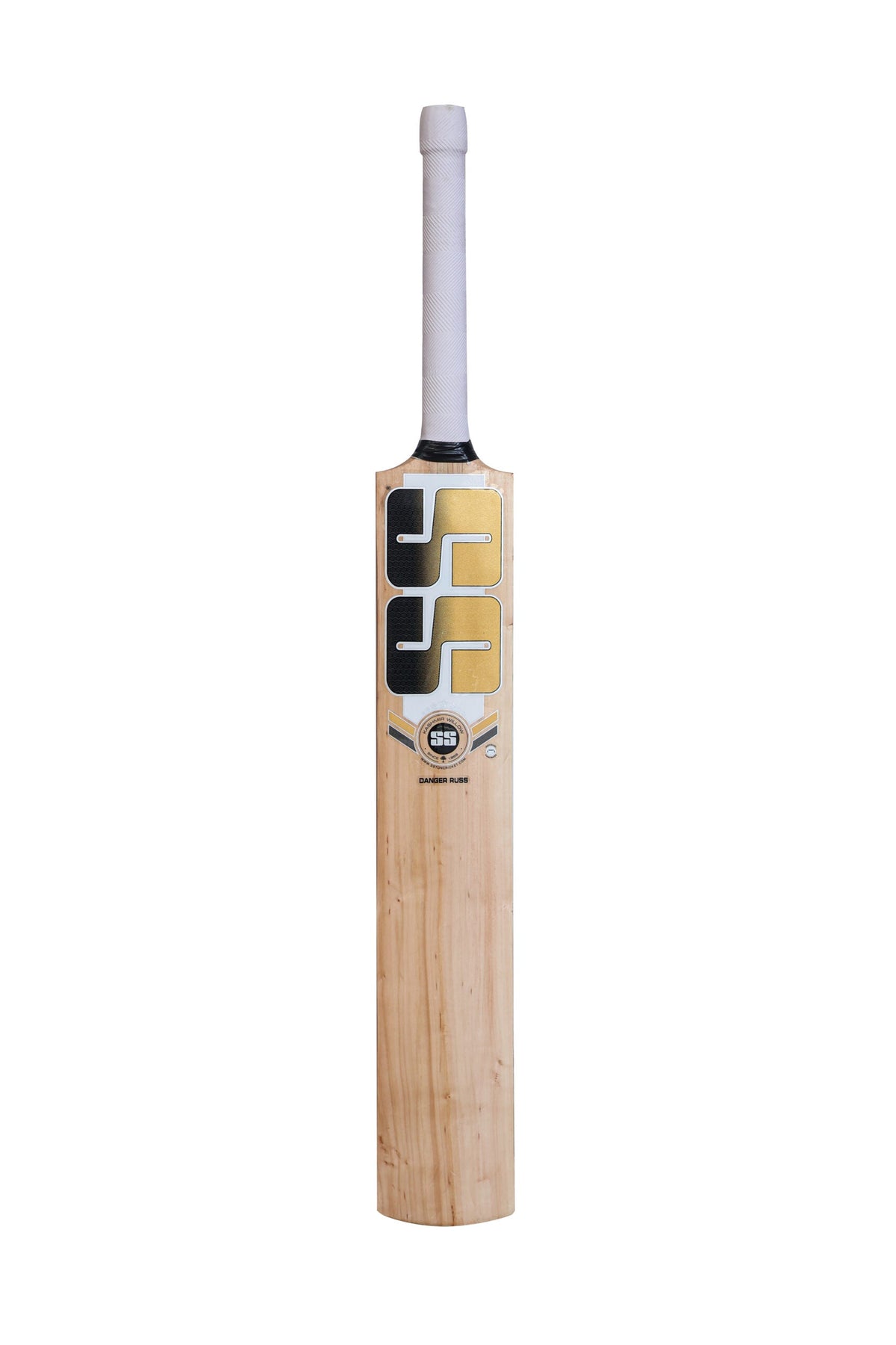 SS TON Dre Russ Jumbo Scoop Kashmir Willow Cricket Bat - Short Handle (SH) - Back View