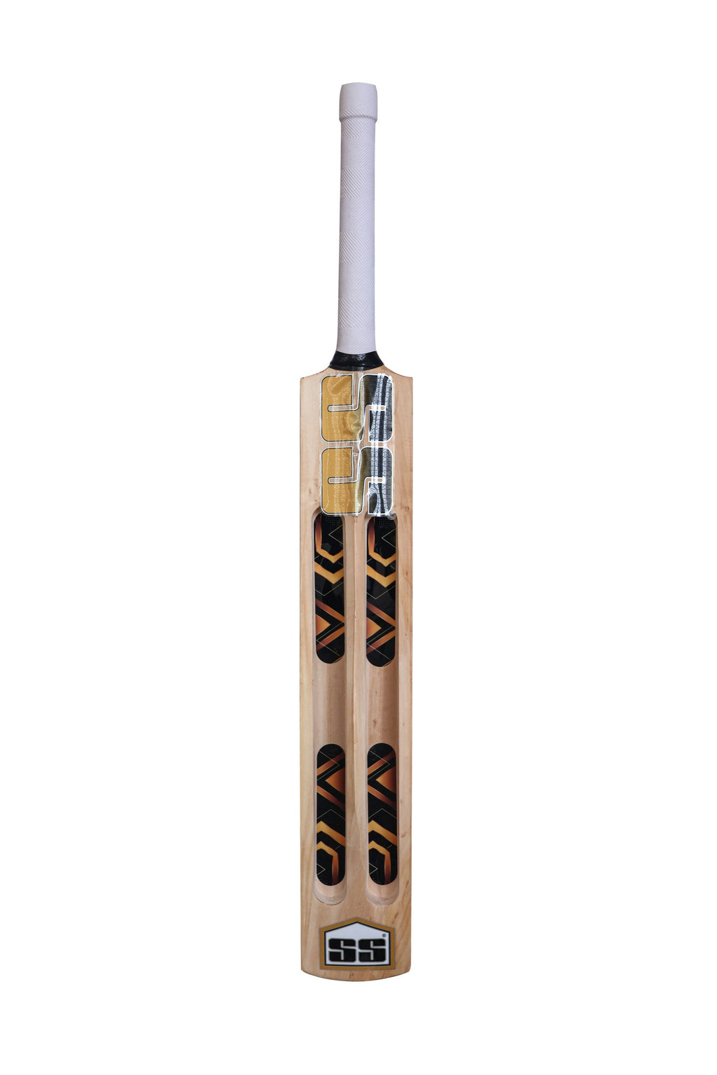 SS TON Dre Russ Jumbo Scoop Kashmir Willow Cricket Bat - Short Handle (SH) - Side View