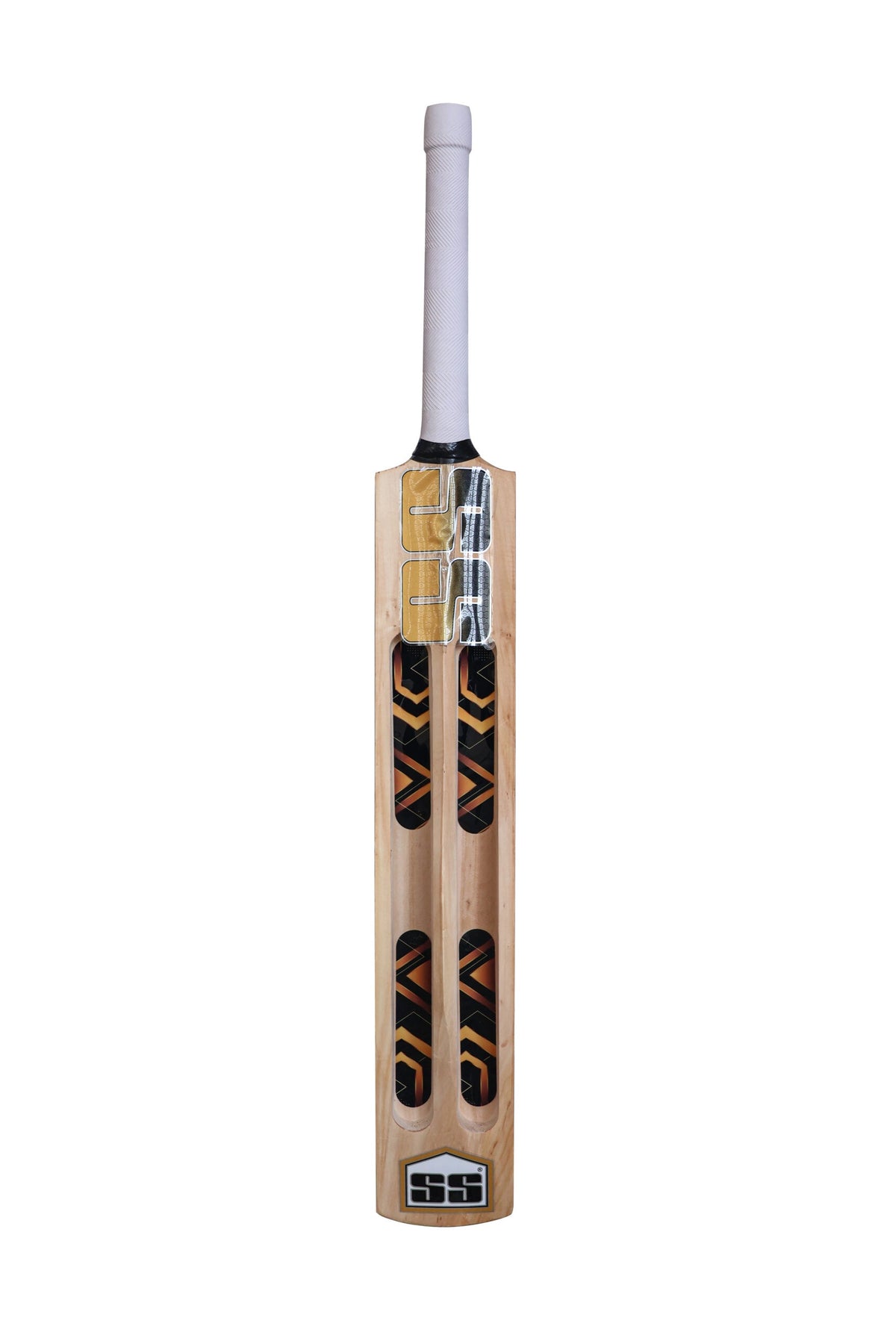 SS TON Dre Russ Jumbo Scoop Kashmir Willow Cricket Bat - Short Handle (SH) - Side View