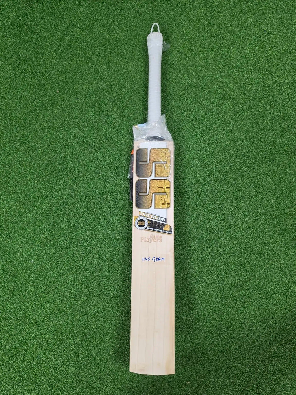 SS TON Gama D Russel English Willow Cricket Bat - Short Handle (SH) - Back View