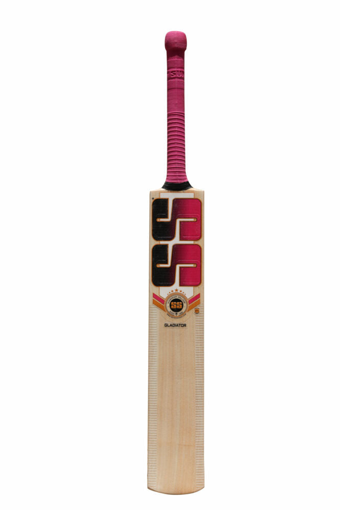 SS TON Gladiator Kashmir Willow Cricket Bat - Short Handle (SH) - Back View