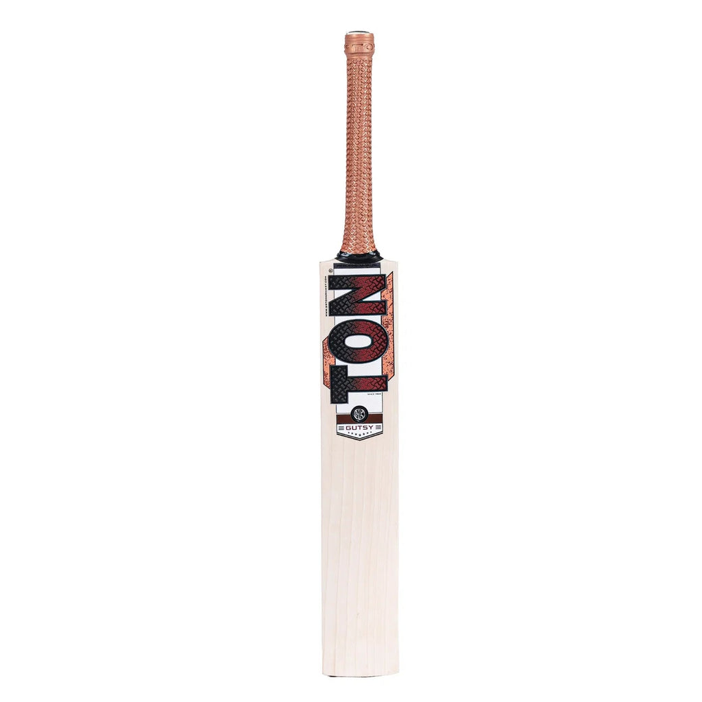 SS TON Gutsy English Willow Cricket Bat - Short Handle (SH) - Side View