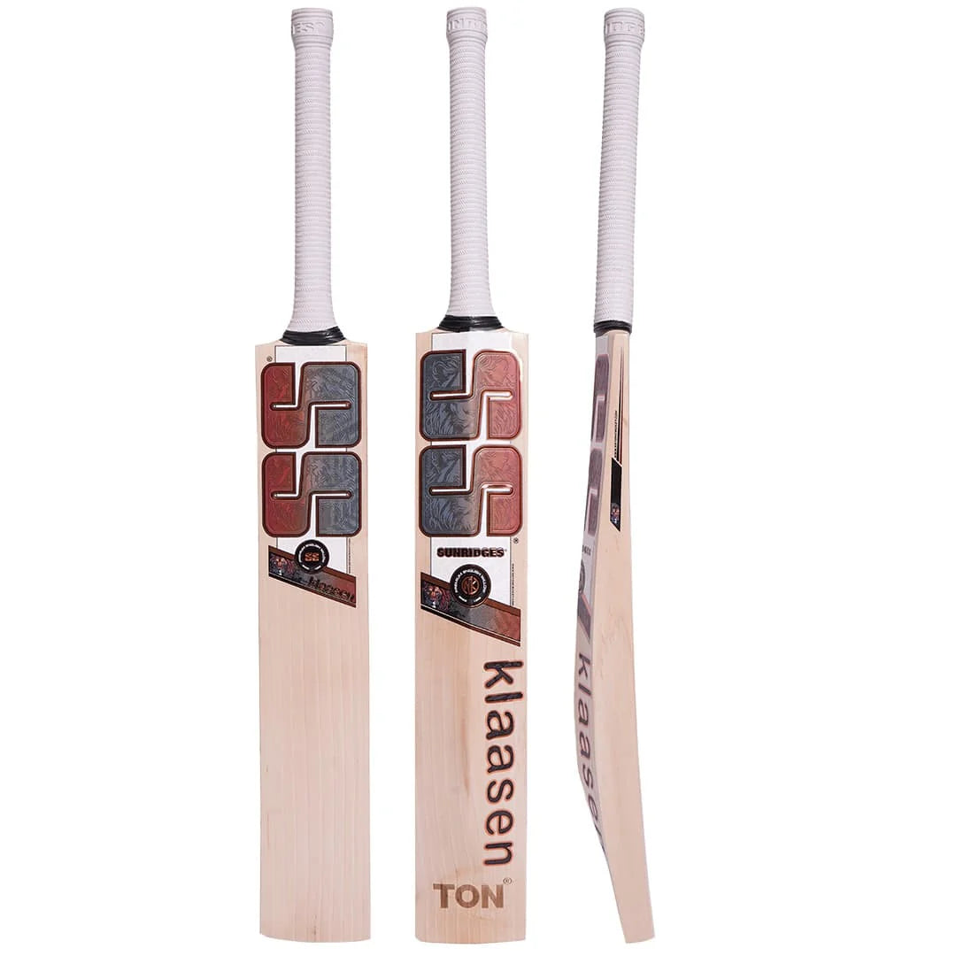 SS TON Heinrich Klaasen English Willow Cricket Bat - Short Handle (SH) - Front View