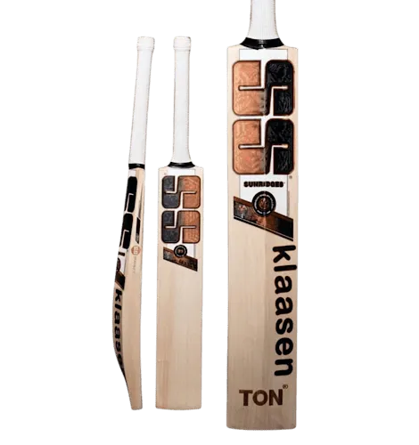 SS TON Klaasen Blaster English Willow Cricket Bat - Short Handle (SH) - Front View